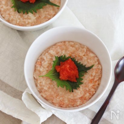 簡単！辛子明太子の絶品おかゆ♪あったまる〜