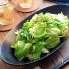 レンジ1分！やみつき塩だれ春キャベツ。