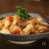 豚肉と白菜とトマトの中華炒め