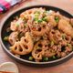 【ひき肉とれんこんの担々炒め】プチッと鍋で簡単味付け！