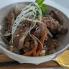 しぃの作ってみた!投稿(牛肉ときのこのすき焼き風炊き込みごはん)