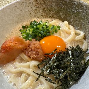 楽ラク手抜キッチン🐶🐾の作ってみた!投稿(電子レンジで簡単！とろ〜り明太子くりーむうどん)