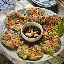 米粉でもっちり！カリカリポテトにら焼き