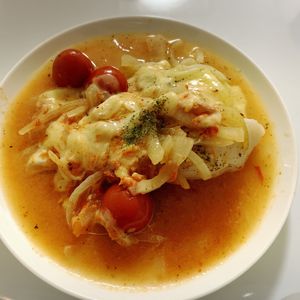 曖昧の作ってみた!投稿(【タラのトマト煮】モナコ料理のストカフィ。塩だけで深い味わい)