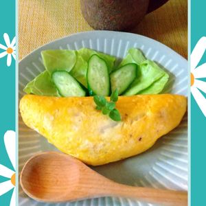 チョロリスの作ってみた!投稿(定番の味！『チキンのケチャップオムライス』)