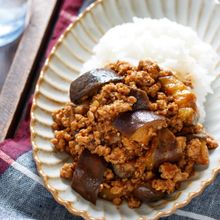 なすと豚ひき肉のキーマカレー【#簡単 #時短 #ランチ】