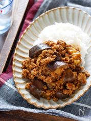 なすと豚ひき肉のキーマカレー【#簡単 #時短 #ランチ】