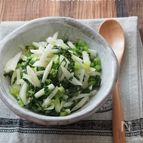捨てないで！かぶの皮と葉の炒めナムル