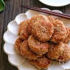 卵・パン粉不要！韓国風もちもちえのき豆腐ハンバーグ