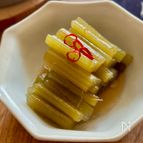 レンチンで簡単！ふきの煮物 寒天使用で食物繊維増量！