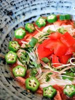 冷たい麺レシピ☆トマトそうめん☆