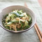 きゅうりと切干大根の塩麹和え