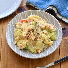 レタスとカニカマの【最強ふわとろ卵とじ】