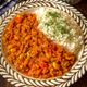 【お豆とサバ缶のトマトこうじカレー】魚臭くない♪高タンパク☆