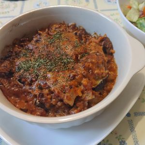 MmmZzzの作ってみた!投稿(【茄子のミートソースグラタン】トマト缶で濃厚♡)