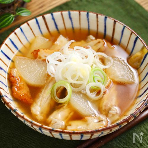 手軽におでんを楽しむ！【手羽と大根のおでん風】