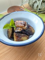 やみつき♡とろけるなすのスパイスマリネ・スリランカ風モージュ