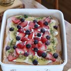 豆乳でヘルシーふわふわ【ノンオイルスコップケーキ】