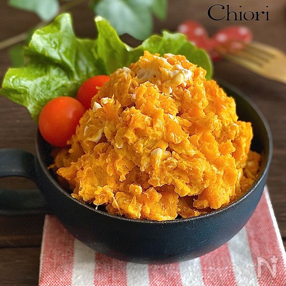 レンチンで簡単♩かぼちゃのデリ風サラダ