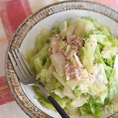 レタスとツナのレモンサラダ