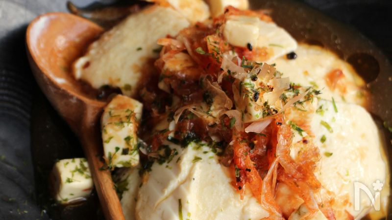 10分で作れる「おかかと桜えびのチーズ豆腐」 | レシピサイトNadia
