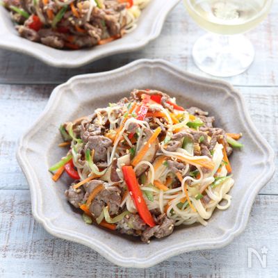 そうめんチャプチェ