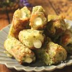 揚げない！チーズ入りちくわの磯辺揚げ