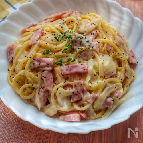 フライパン一つでできる♪ワンパンカルボナーラ