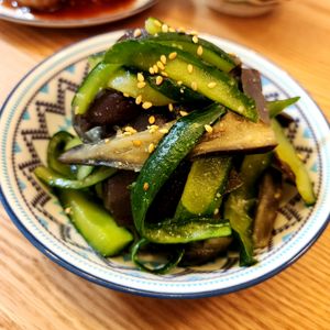 ぱんだの作ってみた!投稿(なすときゅうりのナムル)