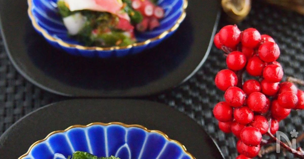 タコとあおさの酢の物 By 築山紀子 レシピサイト Nadia ナディア プロの料理家のおいしいレシピ