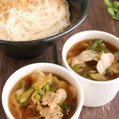 そうめんで作る♪すぐでき豚バラねぎのあったかつけ麺風