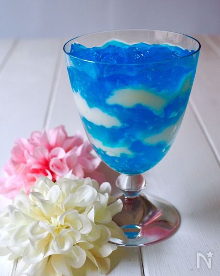 子どもたちも大喜び 絵画のような 空のゼリー を作ってみよう レシピサイト Nadia ナディア プロの料理家のおいしいレシピ