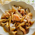【鶏きのこ・こんにゃく】簡単だけど、じわる煮物