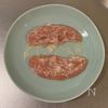 レンチンでできる！塩麹ささみの梅しそ和えの工程2