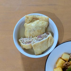 かおちゃんの作ってみた!投稿(【油揚げのきのこ巾着】じゅわ〜っとだしが染みる！)