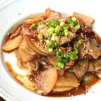 ご飯が進む！家族が好きな味！【豚バラ肉と大根の甘辛炒め】