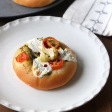 ジェノベーゼの野菜パン