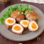 【白米泥棒】中からとろ〜り！おうちの定番に♪『肉巻きたまご』