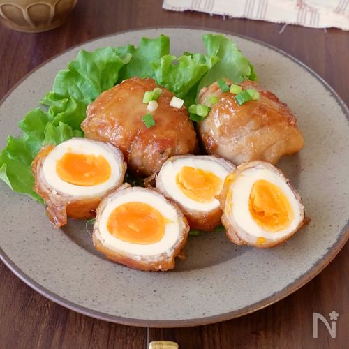 【白米泥棒】中からとろ〜り!おうちの定番に♪『肉巻きたまご』