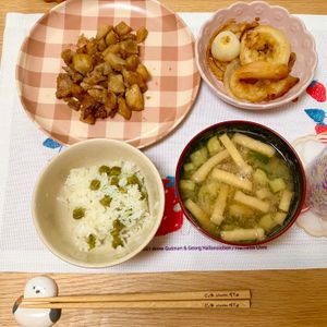 ありみの作ってみた!投稿(フライパン10分！【鶏むね肉とじゃがいもの甘辛照り焼き】)
