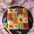 牛乳パックで簡単！話題のモザイク寿司を作ってみよう！