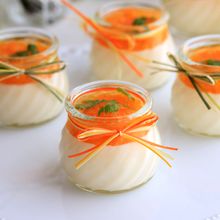 15分で出来ちゃうオレンジ・チーズプリン