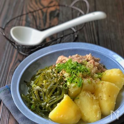 昆布の旨み！＊豚こまとじゃがいもと切り昆布の旨塩煮＊