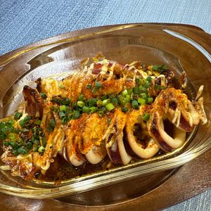 楽ラク手抜キッチン🐶🐾の作ってみた!投稿(【5分で出来ちゃう】イカのマヨチーズ焼き♪おつまみにも！)