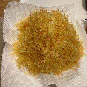 524389の作ってみた!投稿(衝撃の美味しさ！取り合いになる！？【山盛りポテト】)