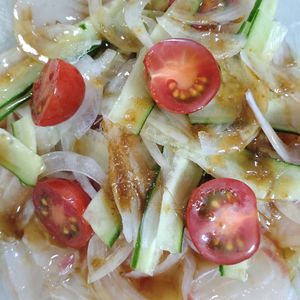 ゆみの作ってみた!投稿(クリスマスに最適！ポン酢とゴマ油で簡単♪鯛の和風カルパッチョ)