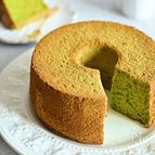 甘酒と抹茶の米粉シフォンケーキ【ノンオイル・砂糖少なめ】