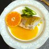 みかんソースのお魚ステーキ