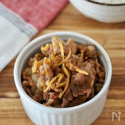 【豚こまのしぐれ煮】作り置きにぴったり！ご飯がすすむ♩