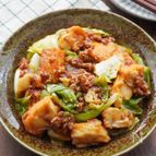 厚揚げとキャベツの韓国風炒め